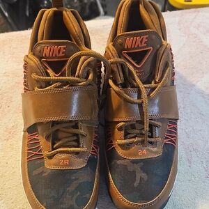 Nike Kids Brown and Black Camouflage Sneakers